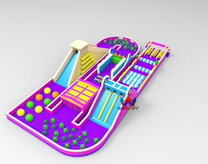 Carrera de obstáculos ciclónica giratoria Carnival <span class=keywords><strong>Ride</strong></span> <span class=keywords><strong>The</strong></span> Biggest carrera de obstáculos inflable - Product Image 3