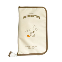 Funda Personalizable para Tablet de 11 Pulgadas con Diseño de Snoopy, Funda para Cuaderno, Bolsa de Almacenamiento de PU