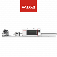 Machine de découpe laser à fibre CNC pour tôles métalliques DXTECH 1530 1000W 1500W 2000W MAX RAYCUS IPG avec déroulage et nivellement