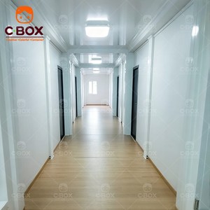 Cbox Easy Assemble Prefab Flat Pack Office Hospital Disaster Relief Modular Sandwich Panel Dormitory Mobile Container House - Product Image 5