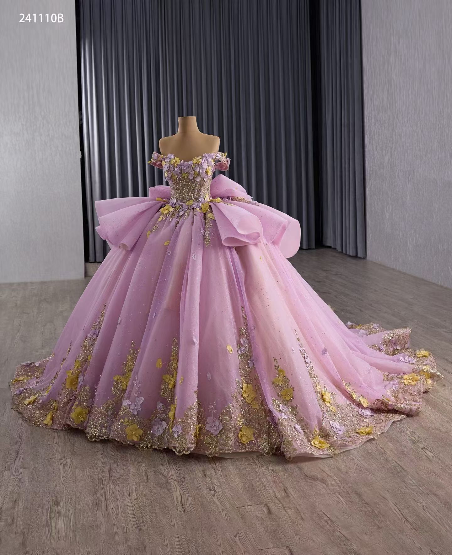 slim fit dress slacks Glitter Princess Lace-Up Pink Long Prom Dress Evening Dress PSK213 US8 / Light Pink