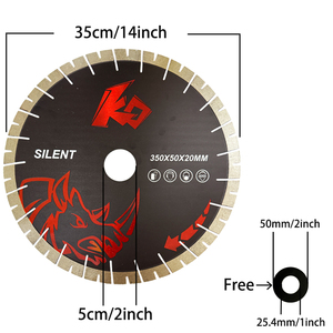 Chất lượng cao 14-inch d350mm <span class=keywords><strong>Granite</strong></span> Lưỡi cưa cắt nhanh Công cụ kim cương cho đá <span class=keywords><strong>Granite</strong></span> OEM tần số cao Hàn - Product Image 2
