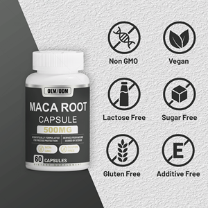 Integratore Botanico OEM/ODM con Etichetta Privata, Capsule di Radice di <span class=keywords><strong>Maca</strong></span> per il Supporto alla Salute di Donne e Uomini - Product Image 3