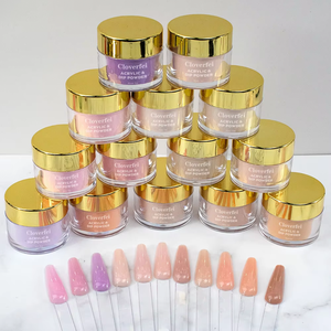 Prezzo ragionevole polvere acrilica Private Label Macaron Color primavera coperchi d'oro forniture per unghie all'ingrosso polvere acrilica personalizzata - Product Image 2