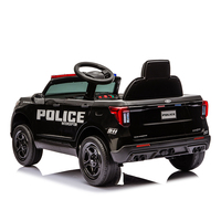 Voiture électrique pour enfants sous licence Ford Police Interceptor avec télécommande 12V, voiture de police électrique pour enfants