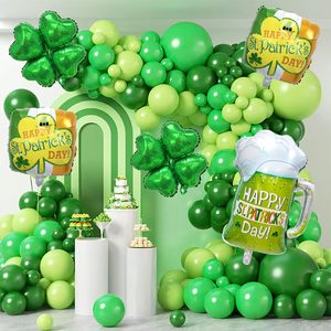 St. Patrick's Day Foil Balloon Set Beer Mug <strong>Shamrock</strong> Four Leaf Clover Aluminum Balloons Irish St Patrick Party Decor Supplies - Product Image 6