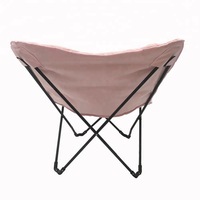 Chaise pliante en coton de qualité supérieure Rouser, design durable et portable, tissu doux et confortable, chaise pliante d'extérieur pour le camping