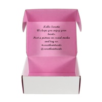 Yongjin Chine logo personnalisé impression Tuck Top emballage en carton ondulé expédition boîte postale pour costume