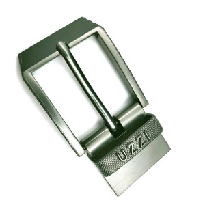 공장 맞춤형 도금 색상 35mm 아연 합금 고급 가죽 벨트 하드웨어 뒤집을 수있는 핀 벨트 버클 - Product Image 3