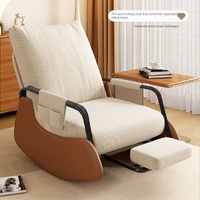 Fourniture d'usine de meubles de maison chaise berçante de loisirs confortable pour jardin balcon salon dossier canapé paresseux