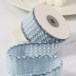 Ruban texturé pompon moelleux de haute qualité 2,5 cm pour la fabrication de sangles de sac et de bandeaux de chapeau, 25 yards/rouleau - Product Image 6