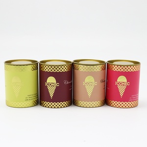 บรรจุภัณฑ์หลอดกระดาษรีไซเคิลได้เกรดอาหารแบบกำหนดเองสำหรับโคนไอศกรีม ลายนูนสำหรับเก็บไวน์ ช็อกโกแลต ลูกอม เครื่องสำอาง - Product Image 1