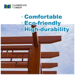 Moderno legno resistente alle intemperie stecche eco-friendly feritoie in legno garanzia di 5 anni per balcone Villa all'aperto parete/soffitto/partizione - Product Image 3