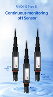Sonde pH Submersible Autonettoyante RK500-12D pour Stylo 0-14pH Précision 0,01 Étanchéité IP68 Connecteur Rapide M16 4-20mA/RS485
