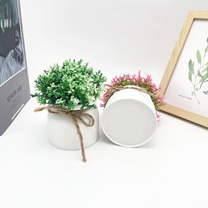 Plante artificielle en pot Paulon, 12 cm de haut, en plastique, style bonsaï, décoration intérieure/extérieure, accessoires de mariage - Product Image 4