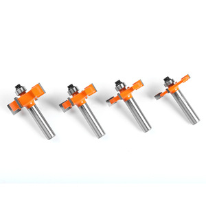 <span class=keywords><strong>Fraise</strong></span> à bois en T à quatre ailettes <span class=keywords><strong>de</strong></span> 8 mm, <span class=keywords><strong>fraise</strong></span> à roulement à quatre lames en carbure pour le travail du bois - Product Image 5