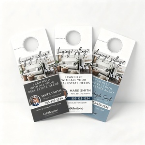 Volante colgante personalizado al por mayor para agentes inmobiliarios, publicidad de casas abiertas y servicios de agente en el vecindario - Product Image 6
