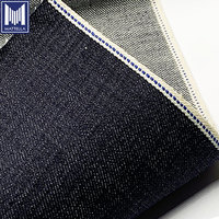 Tissu Denim Japonais Selvedge Épais 15-16 oz, 100% Coton Brut 14