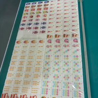 Tuiles de Mahjong Américaines Personnalisables Thème Burger Moderne en Acrylique Jaune Qualité Professionnelle 4 Joueurs Écologiques Durables