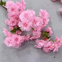 Pabrik Grosir Bunga Sakura Sutra Buatan Tangan Berkualitas Tinggi Warna Pink Jepang untuk Dekorasi Pernikahan & Hari Ibu