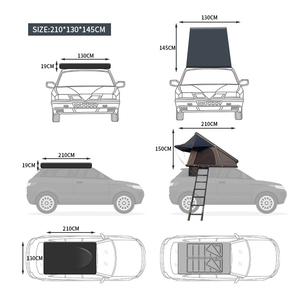 <span class=keywords><strong>Tenda</strong></span> da Tetto <span class=keywords><strong>per</strong></span> Auto Ultra-Sottile e Leggera in Alluminio, <span class=keywords><strong>Tenda</strong></span> Rigida da Campeggio <span class=keywords><strong>per</strong></span> Auto a Prezzo di Fabbrica - Product Image 5