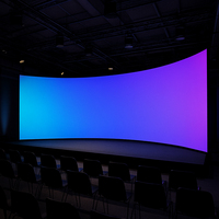 Pantalla LED de Video Personalizada para Interiores P2 con Paneles Flexibles de Animación, Paso Fijo de 2 mm para Salas de Actuaciones