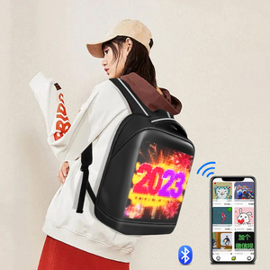 Mochila de deporte LED con control de aplicación a todo color, mochila LED de promoción, pantalla LED dinámica, mochila 3D, mochila LED inteligente - Product Image 3