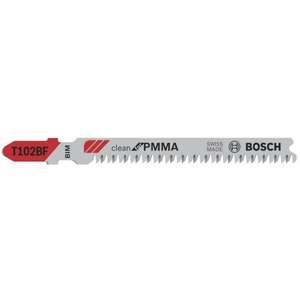 BOSCH - 2608636781 Hoja de sierra de calar T 102 BF ''Limpiar para PVC'' - EAN 3165140691598 CUCHILLAS Y DISCOS DE CORTE CUCHILLAS DE SIERRA - Product Image 3