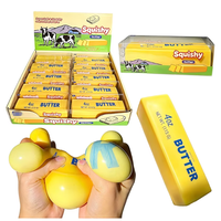 Squishy personnalisé en forme de boulette, baozi, bâton de beurre, fromage, animal, fruit, jouet anti-stress à remontée lente en TPR, boîte surprise