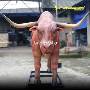 Aminmy Dino — Statue d'animal, <span class=keywords><strong>taureau</strong></span> mécanique, AA137, grande taille, à vendre - Product Image 3