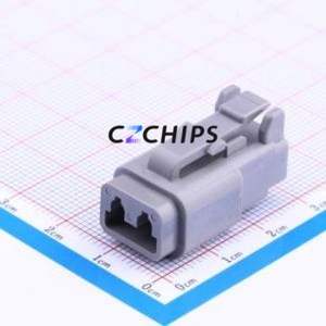 DT06-2S Housing (Wire-to-Board / Wire-to-Wire) Connector 1x2P 1 2 Without Latch - Product Image 2