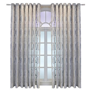 Di lusso di alta qualità Jacquard trasparente Grommet <span class=keywords><strong>tende</strong></span> <span class=keywords><strong>per</strong></span> il soggiorno <span class=keywords><strong>finestre</strong></span> Premium rivestimenti <span class=keywords><strong>per</strong></span> <span class=keywords><strong>finestre</strong></span> - Product Image 2