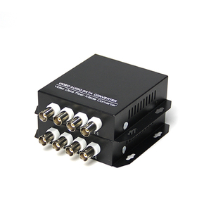 1 par de modo único de fibra de 4 canal RS485 devolver datos óptico Digital Video Converter - Product Image 4