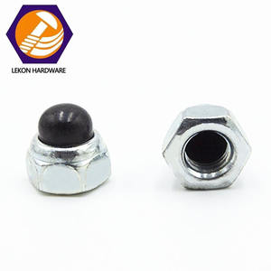 Tapa hexagonal abovedada M2, tapa plana, tuerca de <span class=keywords><strong>bellota</strong></span> de empuje/tapa de protección de tuerca de perno - Product Image 1