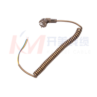 Câble d'alimentation à conducteur en cuivre personnalisé, isolé en PVC, gaine PUR, fiches européennes, trois conducteurs, insertion directe, spirale KaiMei