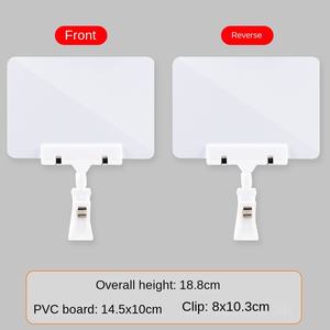 Специальная рекламная плата для супермаркета, стираемая цена, PVCA6, клипса, ценник для магазина свежих фруктов и овощей - Product Image 6