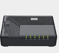 Adaptador VoIP Flyingvoice FTA5120 2 FXO, Gateway ATA SIP, 2 Puertos LAN, Voz HD, Alto Rendimiento