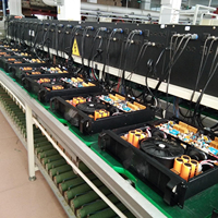 Amplifier daya sistem suara kelas H fungsi stabil dengan 2 saluran 400 watt dalam 8 ohm