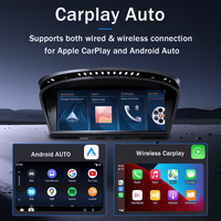 Radio para Auto con Pantalla Android de 64 GB, Qualcomm Snapdragon, CARPLAY Inalámbrico para BMW Serie 5 y 3, Modelos E60, E61, E62, E63, E90, E91, E92, E93