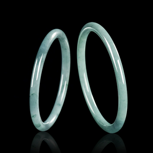 Authentic natural A-grade jadeite blue water small round bracelet, jingzhuo <b>jade</b> bracelet, women's jewelry accessory - Product Image 3