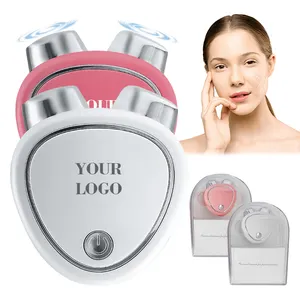 Anti Wrinkle ems Micro Facial Lifting Slimming Instrument Vibrating Massager Machine microcurrent facial toning device