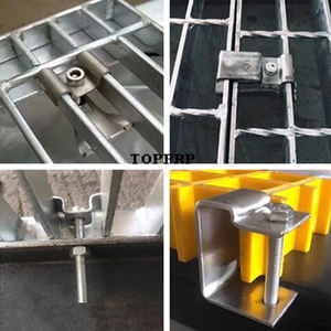 ตัวหนีบยึดตะแกรงแบบซัลด์คลิปชุบกัลวาไนซ์แบบจุ่มร้อน คุณภาพสูง ทนทาน สำหรับระบบระบายน้ำและหลังคา - Product Image 6