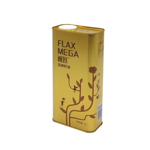 Boîte en métal personnalisée de 1000 ml pour huile d'olive, impression offset couleur, pour emballage alimentaire, bonbons, snacks, sucettes, nouilles - Product Image 3