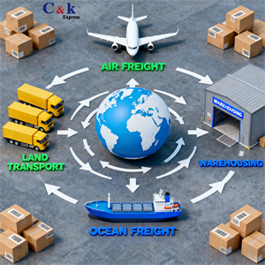 โลจิสติกส์ระหว่างประเทศที่ยอดเยี่ยมในจีนโซลูชั่นการขนส่งที่หลากหลายพร้อมรถบรรทุกขนส่งทางอากาศสำหรับผลิตภัณฑ์ LCL + Express - Product Image 4