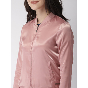 Gros femmes manteau couleur uni col rond uniforme de baseball <span class=keywords><strong>veste</strong></span> de sport <span class=keywords><strong>femme</strong></span> - Product Image 5