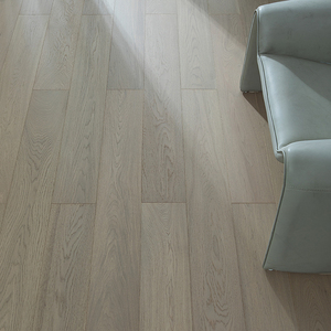 Tablones de madera de roble blanco multicapa de 20 mm, grado AB asiático, FSC, resistentes al desgaste y fáciles de limpiar, con sistema T&G, para pisos, almacenamiento y armarios. - Product Image 2