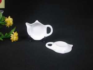 <b>White</b> Ceramic Teabag Plates Spoon Rests Tea Bag Rest <b>Coaster</b> Seasoning Dish - Product Image 5