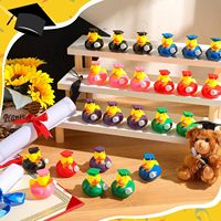 Jouets de bain en caoutchouc personnalisés pour enfants, jouets de baignoire en forme de canard, imprimés avec des motifs exclusifs, en vrac, mini, petits, en plastique, avec logo en vinyle