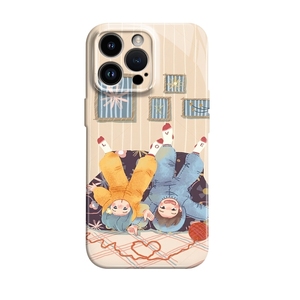 <span class=keywords><strong>Cover</strong></span> Rigida per <span class=keywords><strong>Telefono</strong></span> con Stampa 'Coppia sul Divano' per iPhone 17 Air 16 15 14 13 12 11 Pro Max 7 Plus 16e - Supporta <span class=keywords><strong>la</strong></span> Personalizzazione - Product Image 1