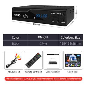 1080p mpeg4 meilleur combo récepteur <span class=keywords><strong>sat</strong></span> combo récepteur satellite <span class=keywords><strong>dvb</strong></span> s2 <span class=keywords><strong>t2</strong></span> hybride décodeur - Product Image 4